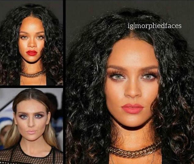 17. Rihanna and Perrie Edwards