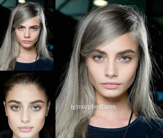 20. Cara Delevingne and Taylor Hill