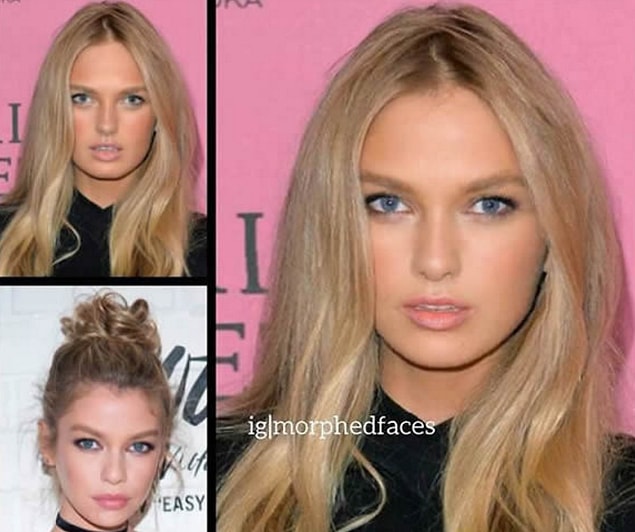 22. Romee Strijd and Stella Maxwell