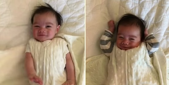 Her Sabah Böyle Bir Sevimliliğe Uyanmak! Bir Babanın Çocuğu ile Yaşadığı Aşırı Sevimli Rutini