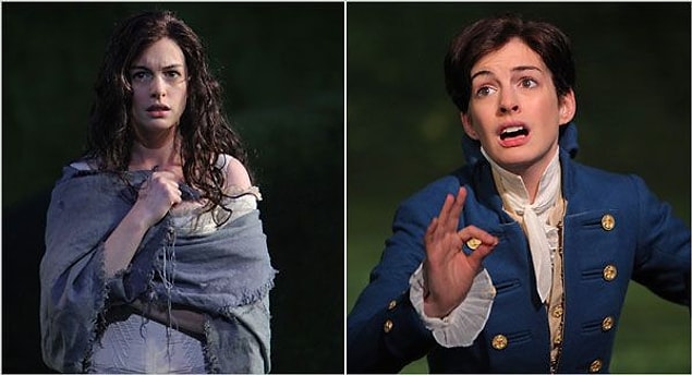 5. Another person who successfully did the part of Viola is Anne Hathaway...