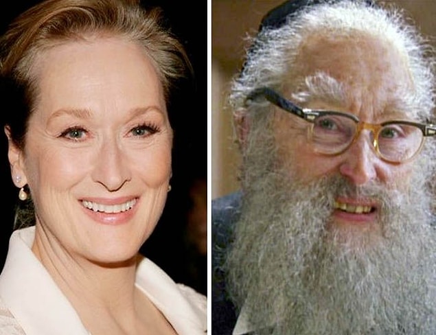 11. Meryl Streep made us feel her difference even after she acted as a Rabbi!