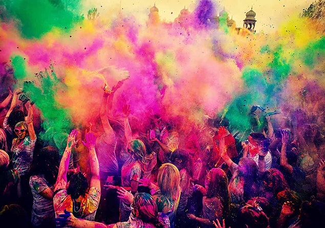 2. Hindistan'ın en renkli eğlencesi Türkiye'ye geldi: HoliFest