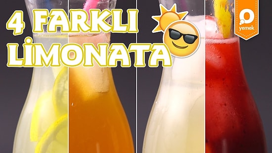 Baharın Gelişini Mis Kokusuyla Kutluyoruz! 4 Farklı Limonata Nasıl Yapılır?