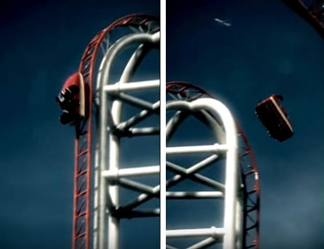 3. This rollercoaster ride is literally so over-the-top.