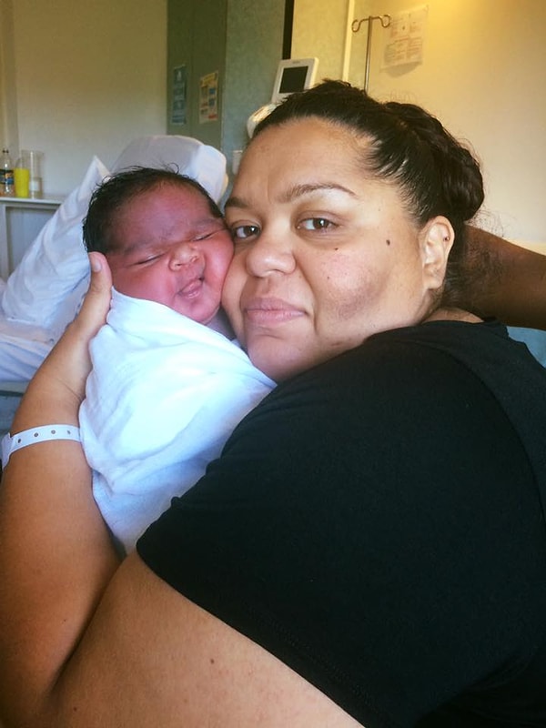 3. Однако вес малыша после рождения все же удивил Наташу: