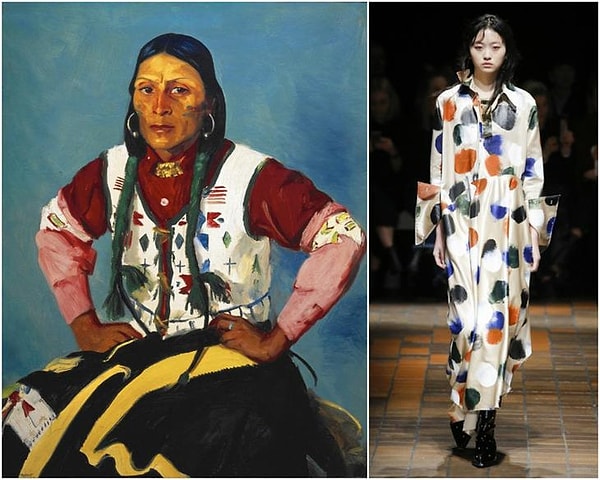 7. "Портрет По Тсе", Роберт Генри. Образ из коллекции Marques'Almeida