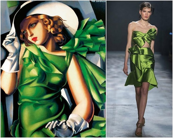 15. "Девушка с перчатками", Тамара де Лемпицка. Образ из коллекции Marchesa