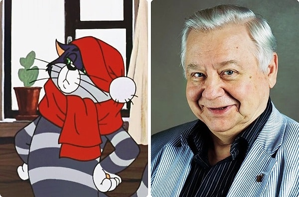 2. Кот Матроскин - Олег Табаков, "Трое из Простоквашино".