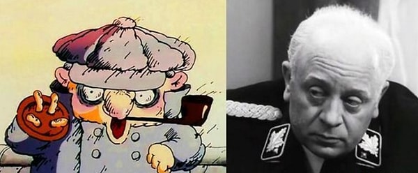 13. Шеф - Леонид Броневой, "Следствие ведут Колобки".