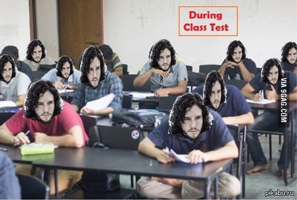 8. На экзамене