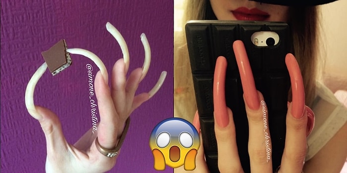 Tövbeler Olsun! Üç Yıldır Hiçbir Şekilde Kesmeyerek Tırnaklarını Arşa Çıkarmış Olan Genç Kız