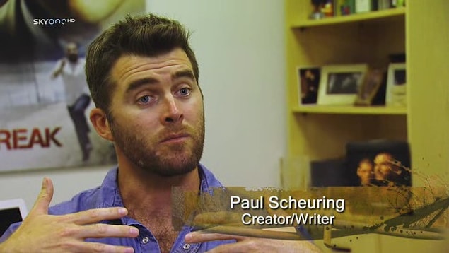 By the way, this person is not a random person, but Paul Scheuring, the creator of the series.