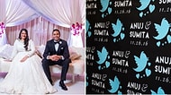 Twitter'dan Tanışıp Evlenen Çiftin Twitter Konseptli Tatlış Düğünü