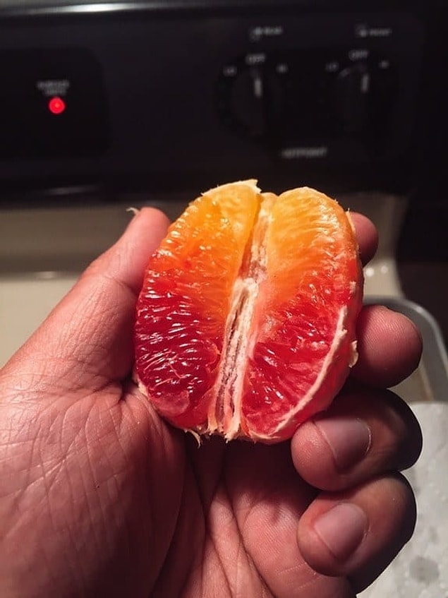 16. Or this orange, which has a perfect gradient on the inside.
