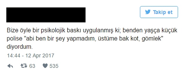 Her haberde, her durumda mağdurdan çok tacizci ile empati kuran ve "bir bit yeniği vardır" düşüncesini sinsice aşılayan insanların çoğunlukta olduğu toplumun bizi soktuğu durum işte budur.