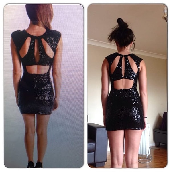 2. Мини-платье, которое смотрелось отлично на модели, будет выглядеть просто вульгарно на вас