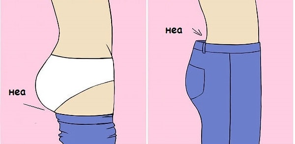 6. Покупка джинсов - это настоящая пытка. Ведь они либо не налазят на попу, либо велики в талии