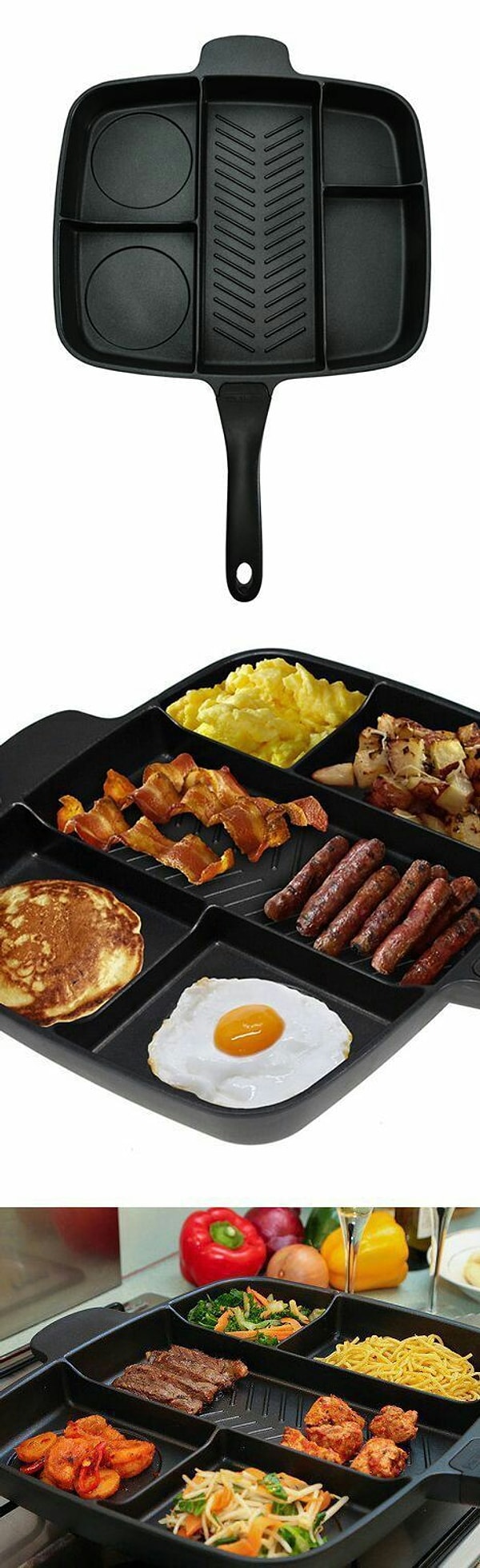 13. Сковорода с делениями