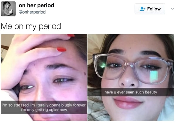 8. Эти дни просто не могут пройти без колебаний настроения каждые 5 минут. Порой вы ощущаете, как в вас начинает нарастать гнев без причины, и не можете с этим ничего поделать