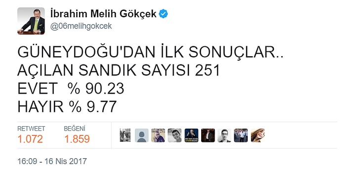 Melih Gökçek'in Yasak Kalkmadan İlk Sonuçları Açıklamasını Yorumsuz Bırakmayan 15 Kişi