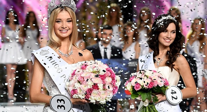 Rusya'nın En Güzel Kadını, 21 Yaşındaki Polina Popova Oldu