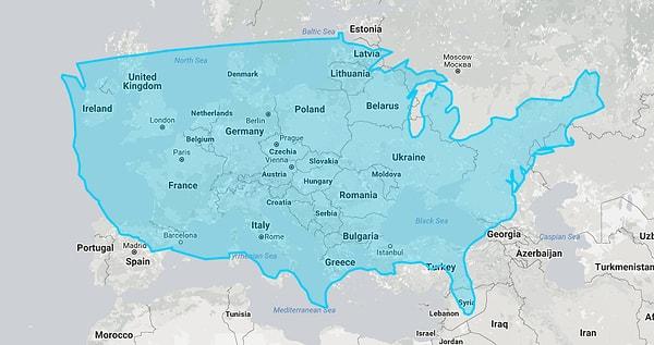 3. ABD, neredeyse tüm Avrupayı yutuyor.