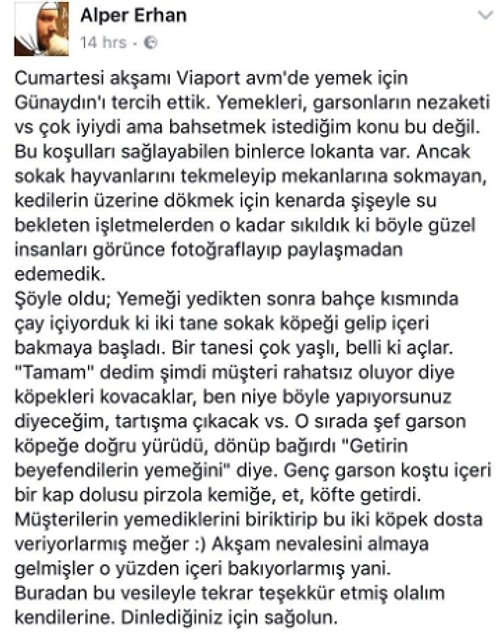 "Viaport'a giderseniz yemeğinizi nerede yiyeceğiniz belli oldu 😇"