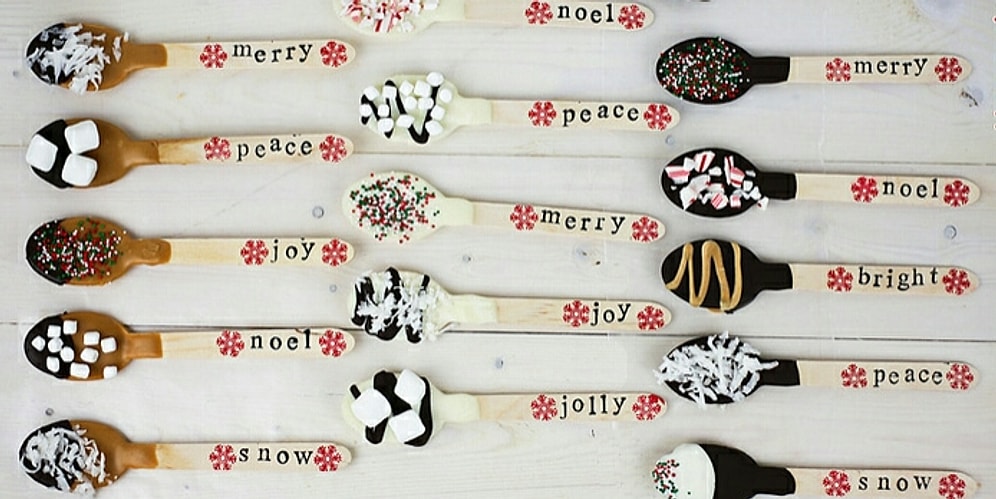 Как сделать подарочные ложки для горячего шоколада