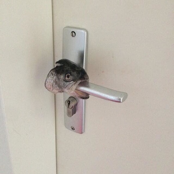 17. Эта дверная ручка...