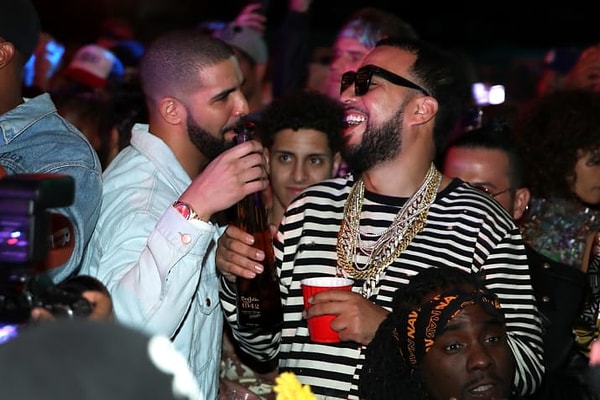 2. Дрейк и рэпер French Montana