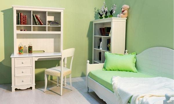 7. Yaşadığın evde çocuk odası varsa eğer, yatak ile çalışma masası şekildeki gibi birbirine yakın mı?