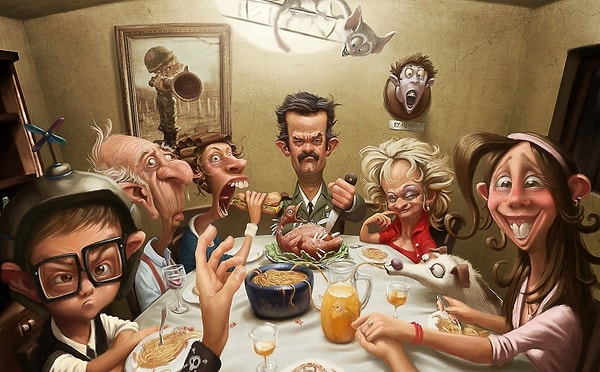 3. Девушка приглашает парня на ужин со своими родителями. Как он отреагирует?