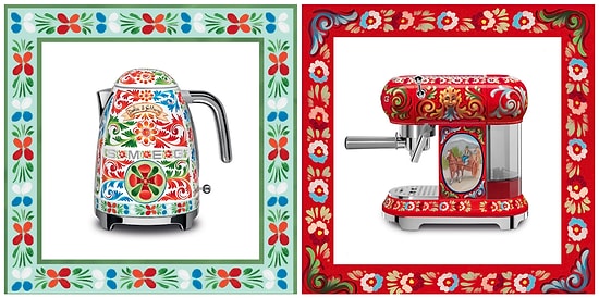 Dolce & Gabbana выпускает линию кухонной техники, украшенной сицилийскими мотивами