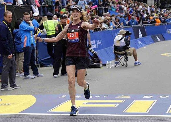 Switzer, bu yıl yine Boston Maratonu'nda koştu. Üstelik 70 yaşında olmasına rağmen...