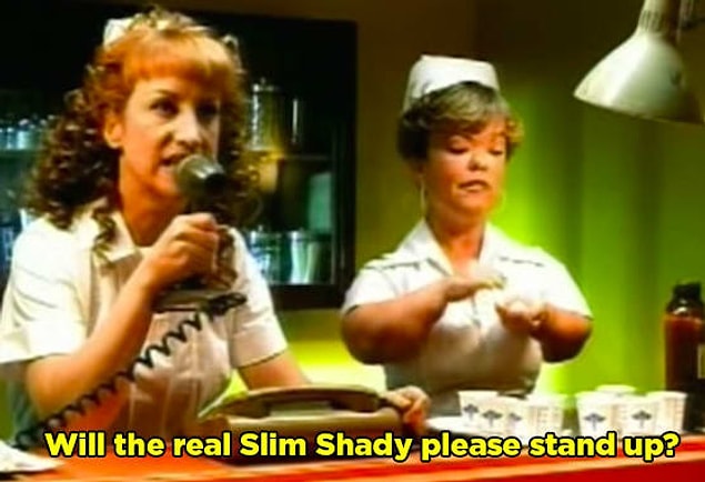 8. Kathy Griffin played the nurse in "The Real Slim Shady."