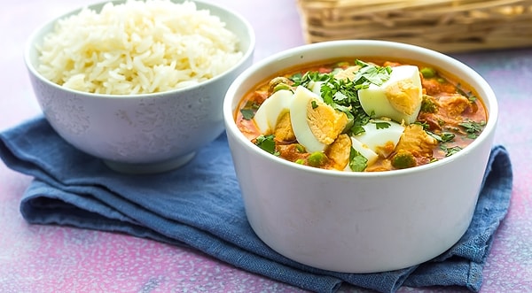 8. Карри с яйцами