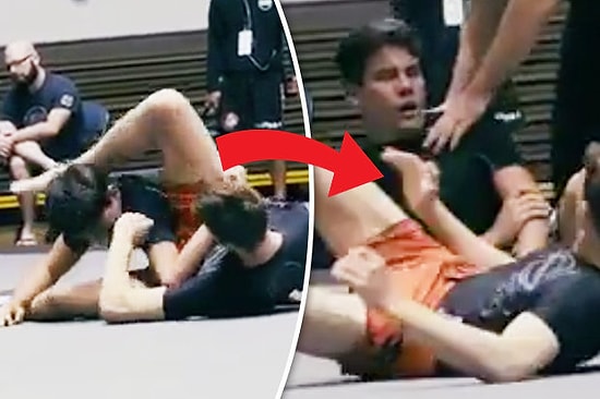 Jiu Jitsu Karşılaşmasında Rakibinin Kolunu Acımadan Kıran Sporcu
