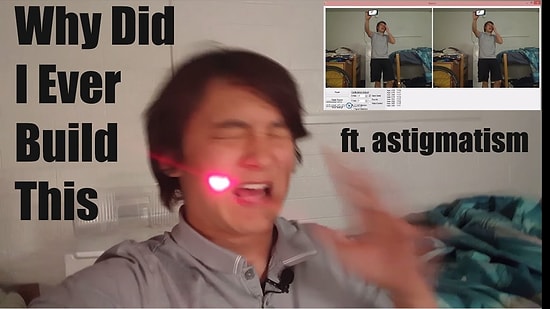 İnsanların Yüzünü Tanıyarak Gözlerine Lazer Tutan Robot Yapan Mucit