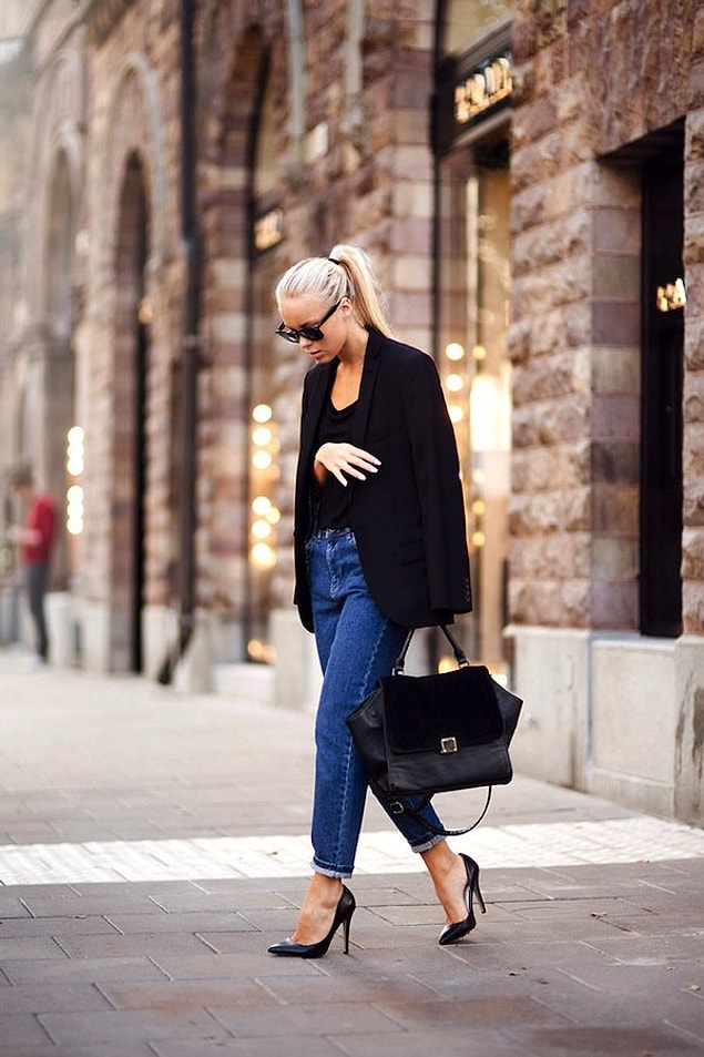 14. Siyah stiletto
