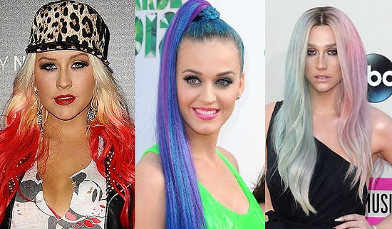Разукрасились: сумасшедшие цвета волос знаменитостей