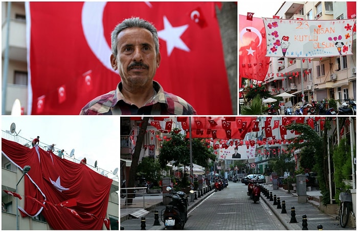 Neşe Doluyor İnsan: 23 Nisan'da Mahallesini Bayraklarla Donatan Terzi Salih Yazgan ile Tanışın!