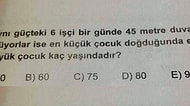 Bütün Soruların Cevabı 1 Olan Bu Matematik Testinde Kaç Doğru Yapacaksın?
