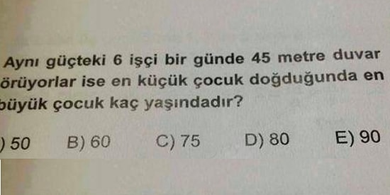 Bütün Soruların Cevabı 1 Olan Bu Matematik Testinde Kaç Doğru Yapacaksın?