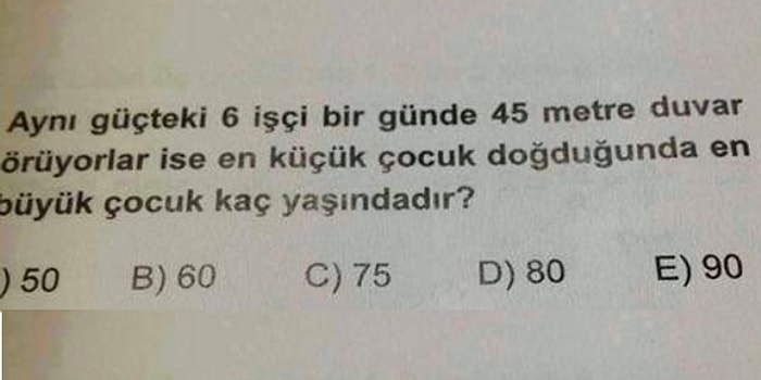 Bütün Soruların Cevabı 1 Olan Bu Matematik Testinde Kaç Doğru Yapacaksın?