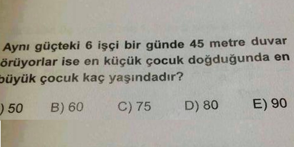 Bütün Soruların Cevabı 1 Olan Bu Matematik Testinde Kaç Doğru Yapacaksın?