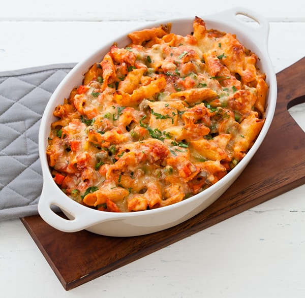 3. Макаронная запеканка с курицей