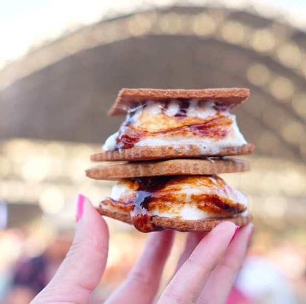 3. Сморы из печенья, шоколада и поджаренного маршмелоу