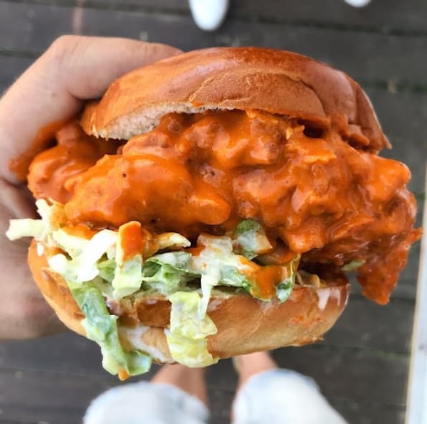 9. Сэндвич с хрустящей курицей