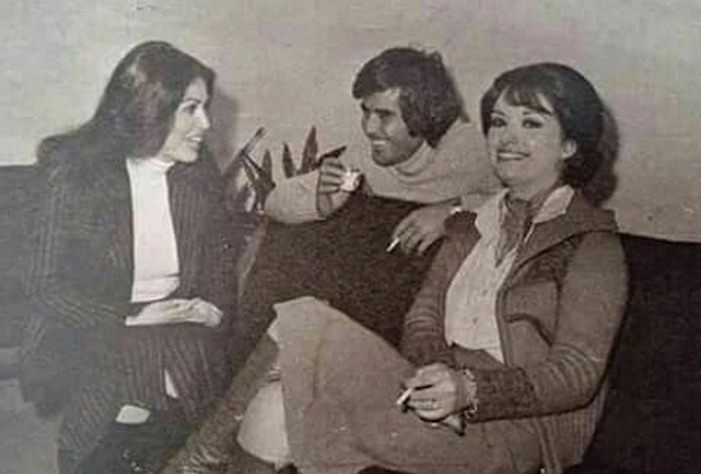 1970'lerde Türkan Şoray, Müjde Ar, Tarık Akan.